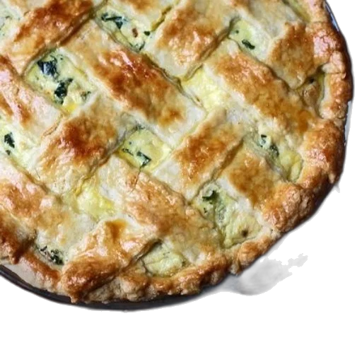 food, golden-brown, lattice-topped, pie transparent PNG cut-out