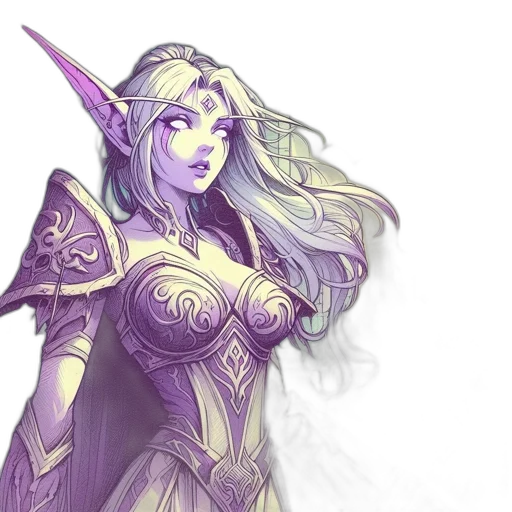 fantasy art, concept art, pixel art, watercolor transparent PNG cut-out