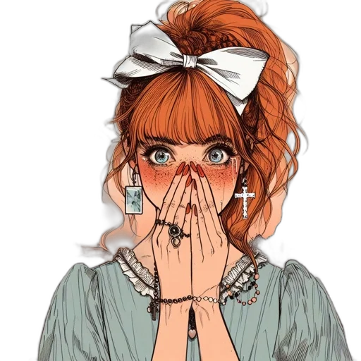 face, dress, mask, jewelry transparent PNG cut-out