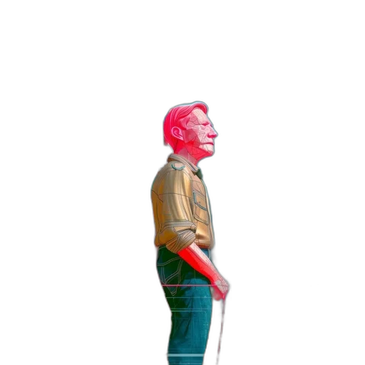 staff, mask, jacket, face transparent PNG cut-out