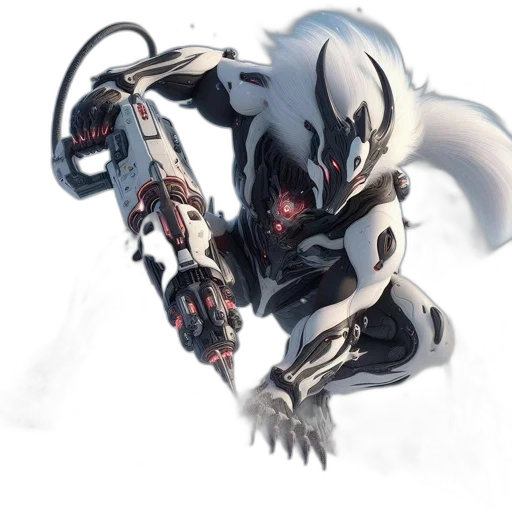 robot, dragon, creature, weapon transparent PNG cut-out