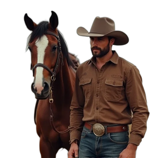 jacket, hat, animal, photorealistic transparent PNG cut-out