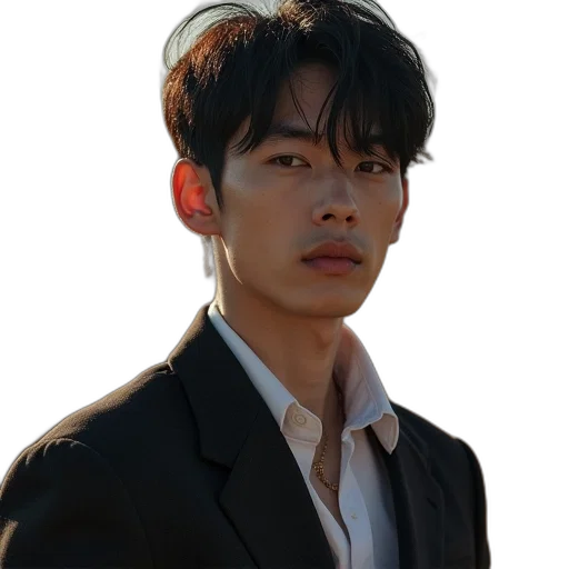 staff, face, hat, jacket transparent PNG cut-out