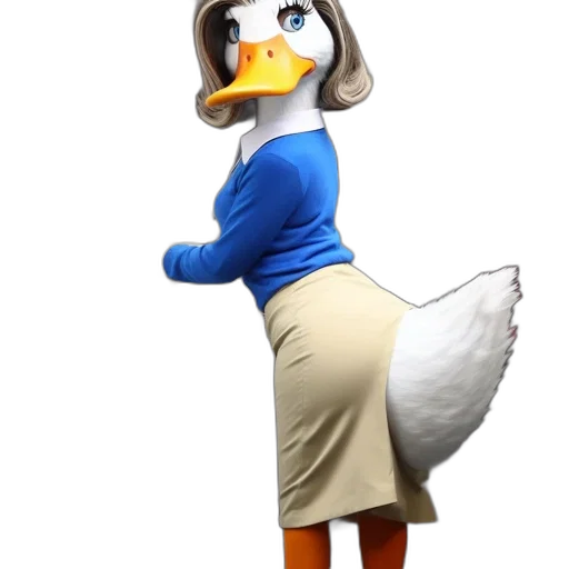 animal, dress, staff, creature transparent PNG cut-out