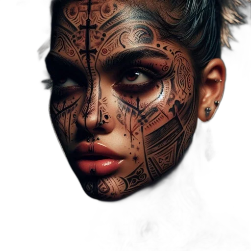 mask, face, jewelry, creature transparent PNG cut-out