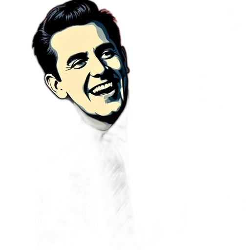 face, staff, jacket, robot transparent PNG cut-out