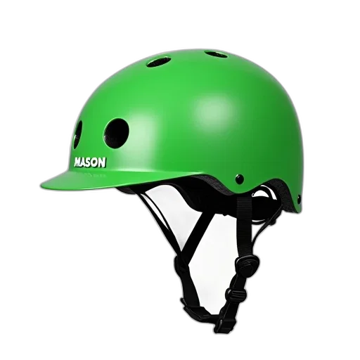 hat, 3d render, cyberpunk, green transparent PNG cut-out