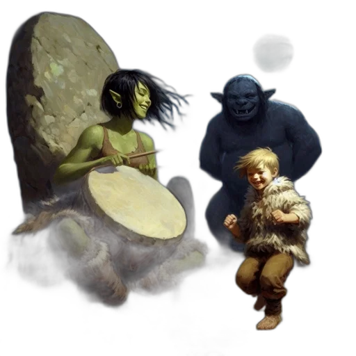 concept art, fantasy art, comic book art, photorealistic transparent PNG cut-out