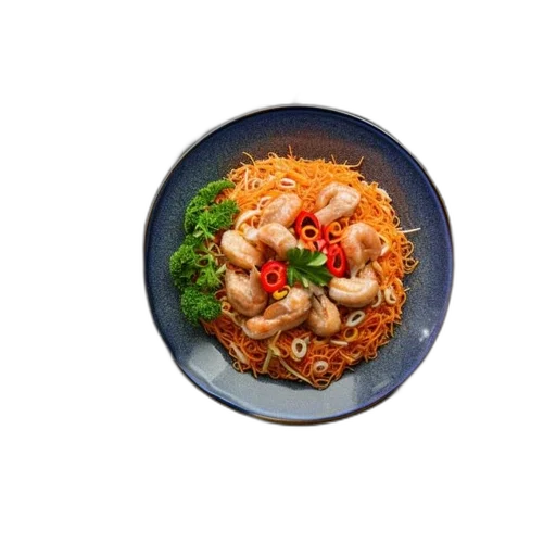 food, photorealistic, 3d render, colorful transparent PNG cut-out