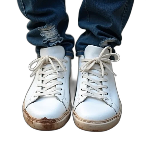 shoes, jacket, photorealistic, 3d render transparent PNG cut-out