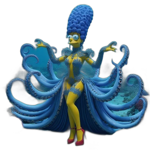 creature, crown, dress, jewelry transparent PNG cut-out