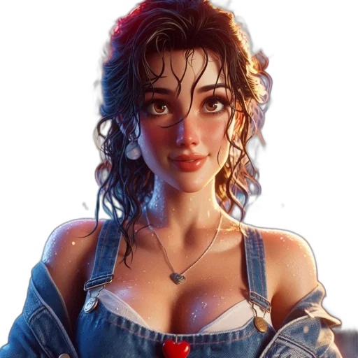 dress, face, jewelry, fantasy art transparent PNG cut-out