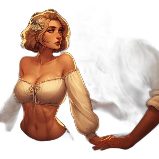 concept art, fantasy art, comic book art, pixel art transparent PNG cut-out