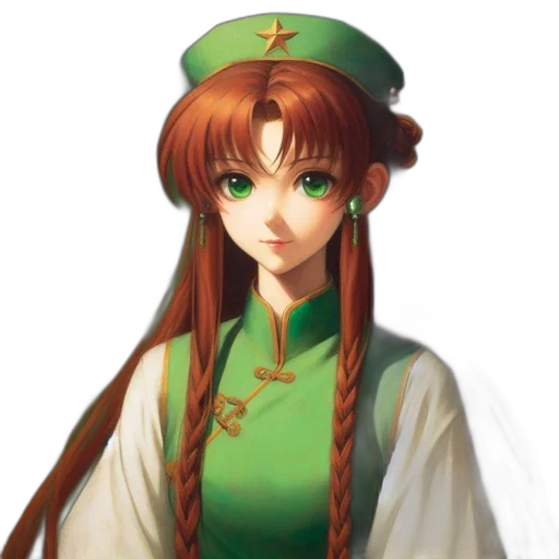 staff, crown, face, dress transparent PNG cut-out