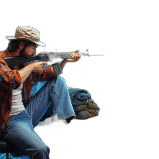 weapon, jacket, concept art, pixel art transparent PNG cut-out