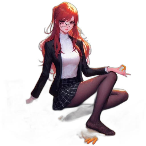 jacket, dress, creature, weapon transparent PNG cut-out
