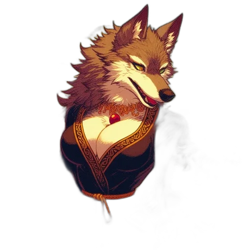 mask, jacket, staff, creature transparent PNG cut-out