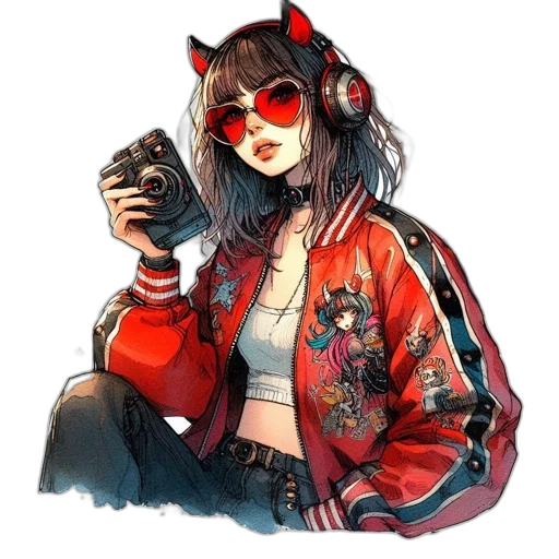 jacket, animal, weapon, face transparent PNG cut-out