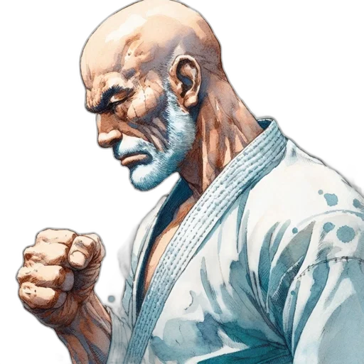 face, staff, comic book art, concept art transparent PNG cut-out