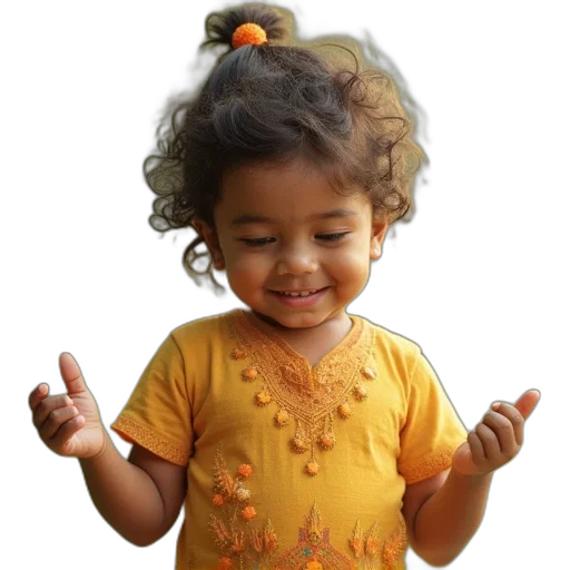face, photorealistic, golden, kerala transparent PNG cut-out