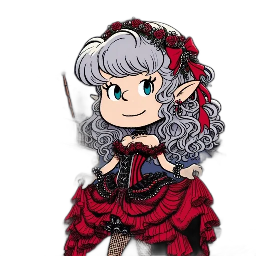 cartoon, pixel art, fantasy art, anime transparent PNG cut-out