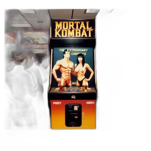 photorealistic, 3d render, concept art, arcade transparent PNG cut-out