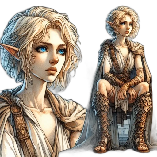 fantasy art, concept art, pixel art, comic book art transparent PNG cut-out