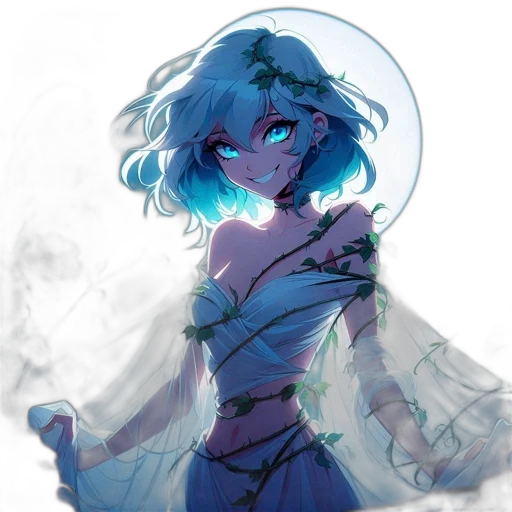 dress, mask, crown, creature transparent PNG cut-out