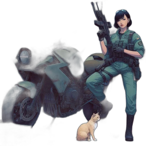 weapon, animal, concept art, comic book art transparent PNG cut-out