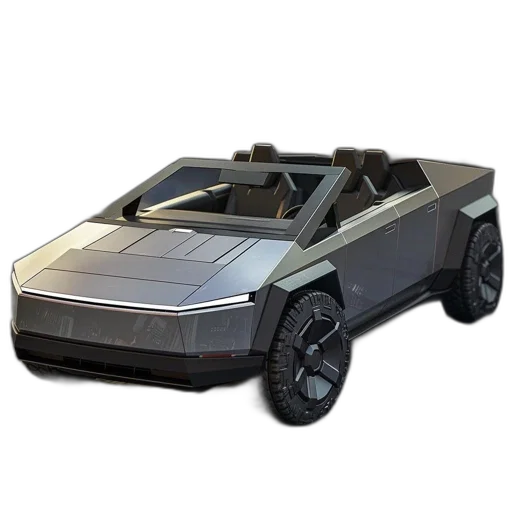car, robot, 3d render, concept art transparent PNG cut-out