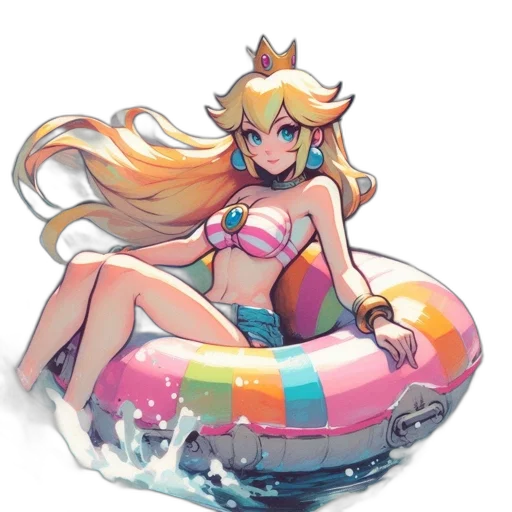 crown, pixel art, concept art, vaporwave transparent PNG cut-out