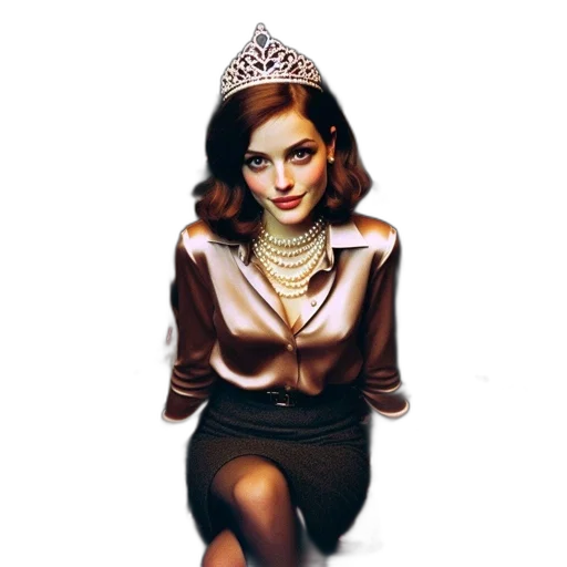 crown, jewelry, dress, jacket transparent PNG cut-out
