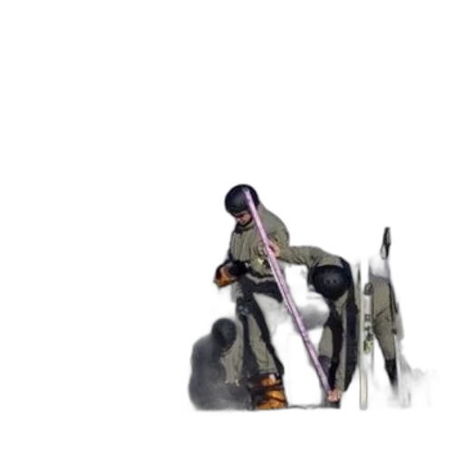 weapon, sword, staff, robot transparent PNG cut-out