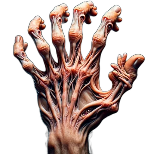 creature, animal, mask, hair transparent PNG cut-out