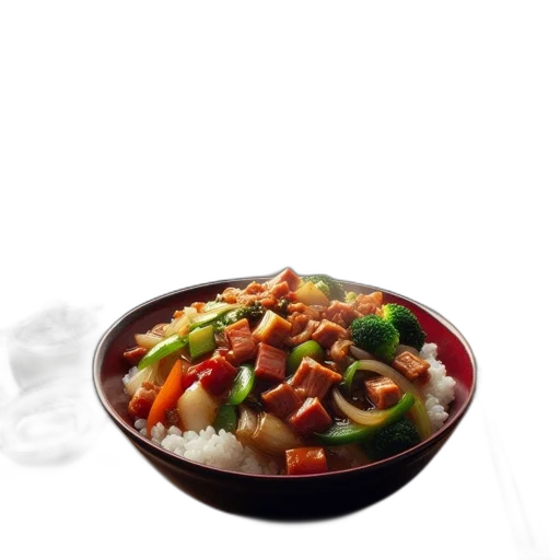 food, photorealistic, 3d render, wooden transparent PNG cut-out
