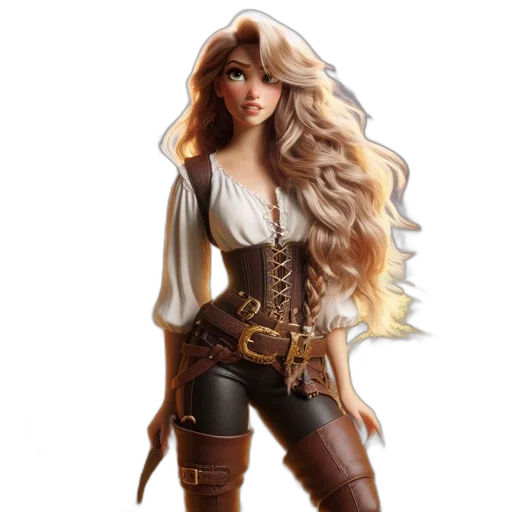fantasy art, concept art, photorealistic, 3d render transparent PNG cut-out