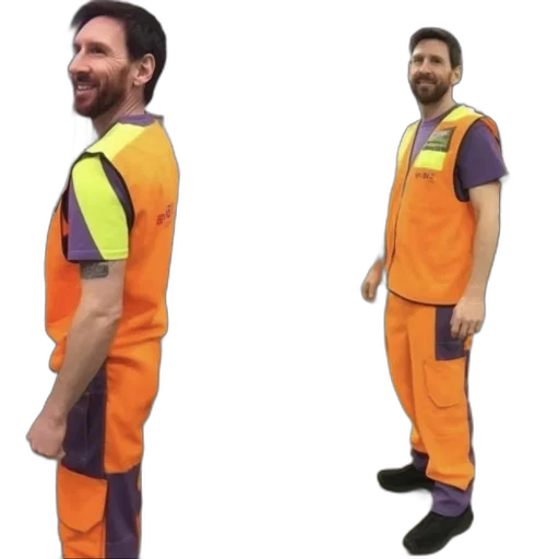 staff, jacket, robot, creature transparent PNG cut-out