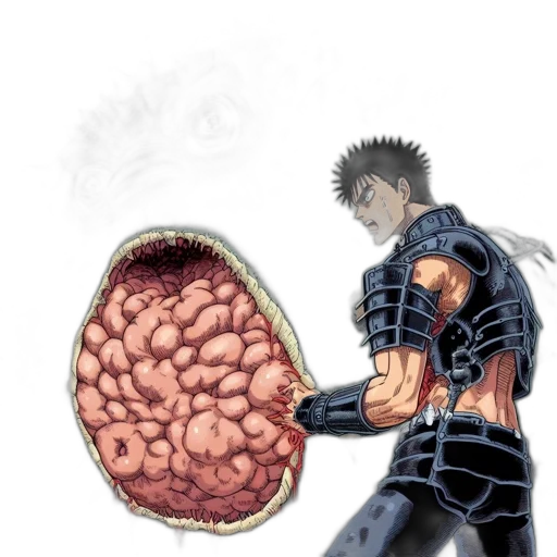 food, creature, jacket, weapon transparent PNG cut-out