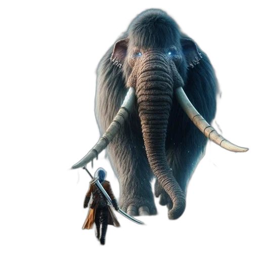 animal, staff, weapon, creature transparent PNG cut-out