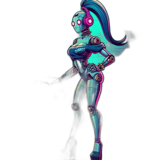 robot, staff, weapon, mask transparent PNG cut-out