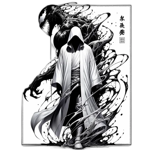 mask, dragon, sword, creature transparent PNG cut-out