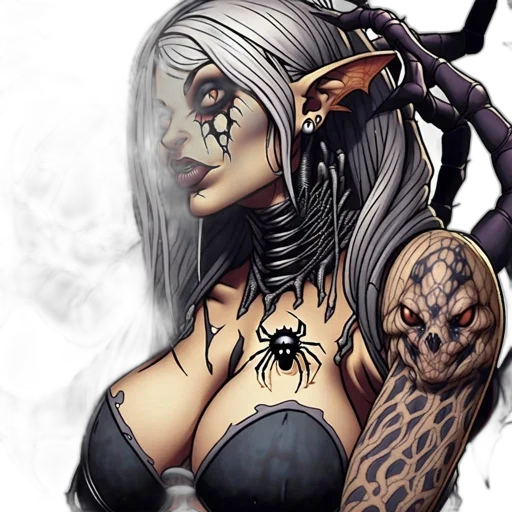 fantasy art, concept art, comic book art, pixel art transparent PNG cut-out