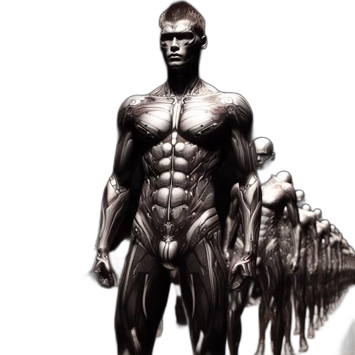 animal, creature, robot, comic book art transparent PNG cut-out