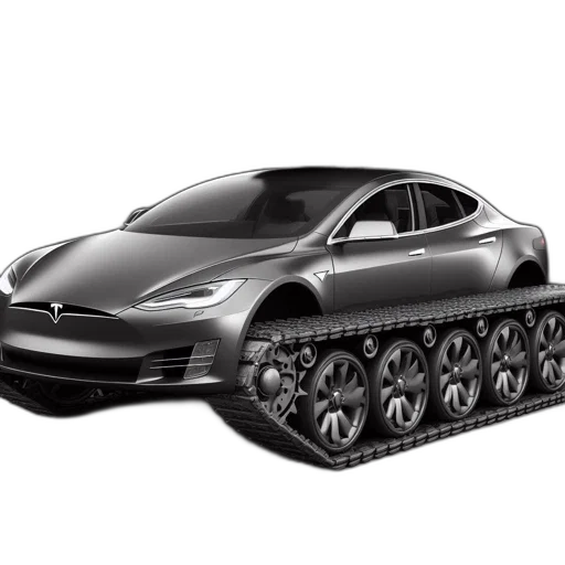 car, robot, weapon, concept art transparent PNG cut-out