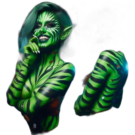 creature, mask, fantasy art, concept art transparent PNG cut-out