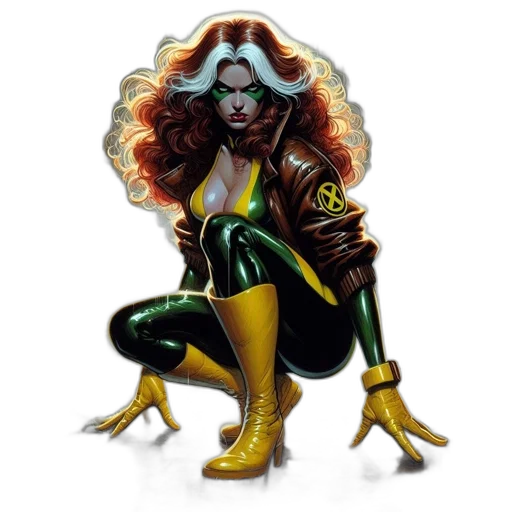 comic book art, concept art, fantasy art, golden transparent PNG cut-out