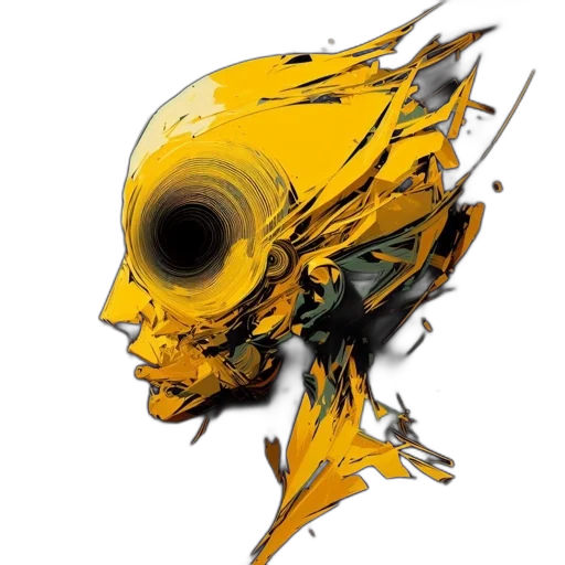 mask, face, robot, creature transparent PNG cut-out