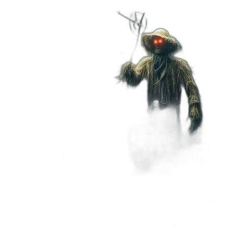 creature, robot, mask, staff transparent PNG cut-out