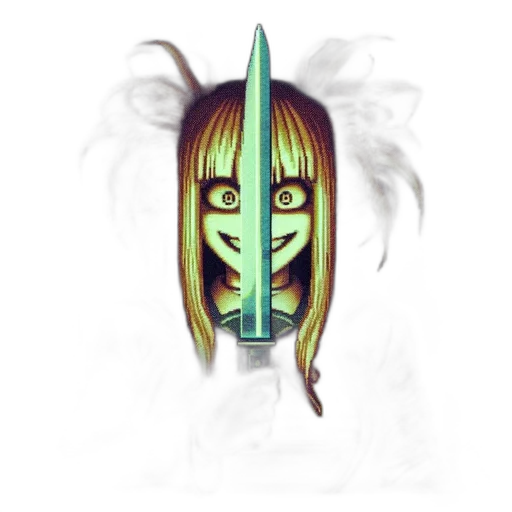 mask, staff, face, sword transparent PNG cut-out