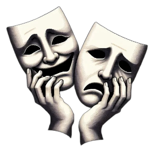 mask, face, concept art, photorealistic transparent PNG cut-out